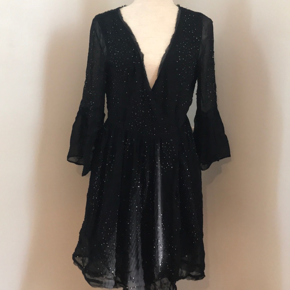 Black Free people dress NWT.